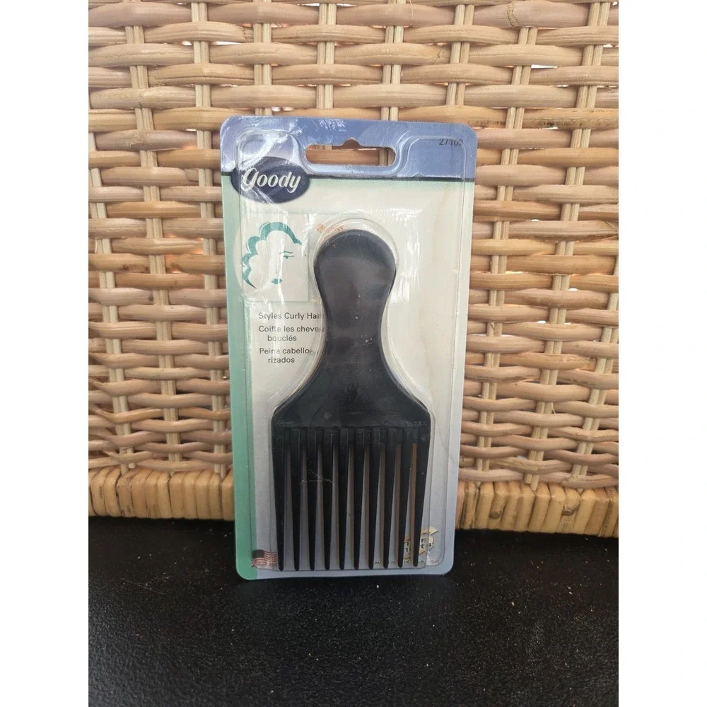 3 VTG Goody Hair Pick Lift Comb NIP Retro USA 2000 Style 27103‎